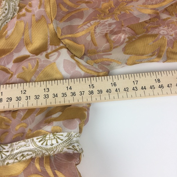 Anthro Catherine Malandrino burnout lace empire top S XS - Picture 8 of 9